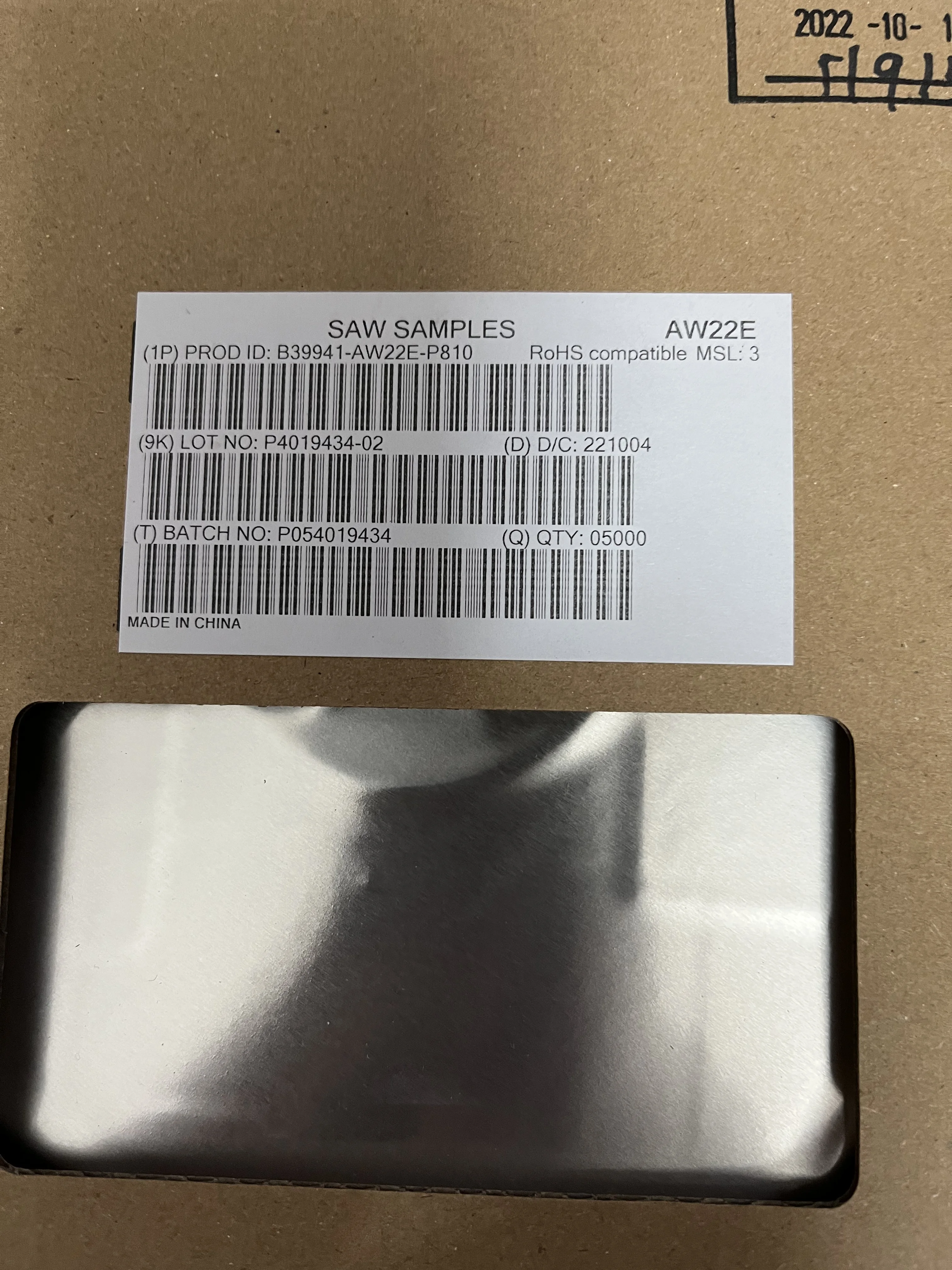 10 pièces B39941-AW22E-P810