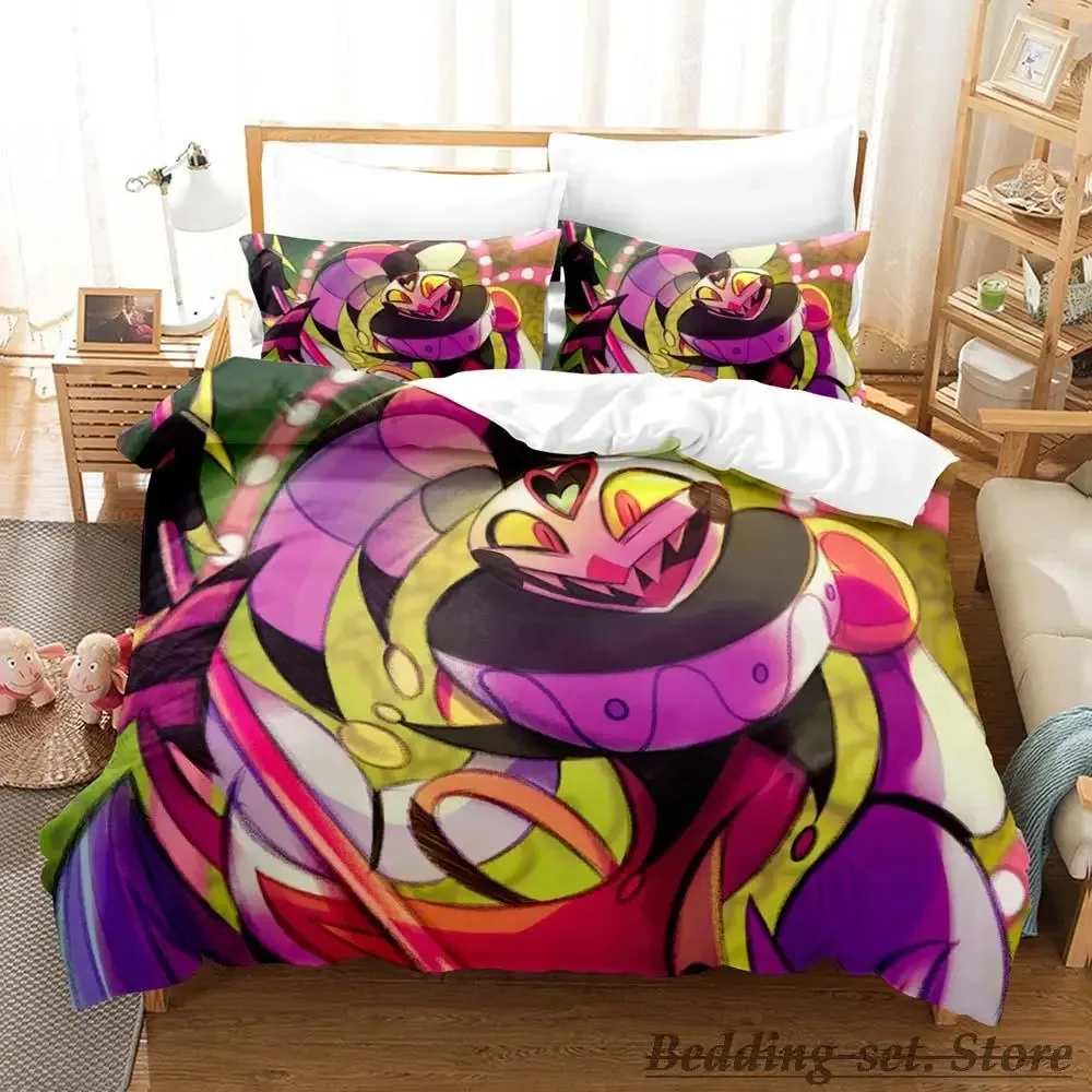 2023 Fizzarolli Boss Bedding Set Single Twin Full Queen King Size Bed Set Adult Kid Bedroom Duvetcover Sets Anime Game Bed