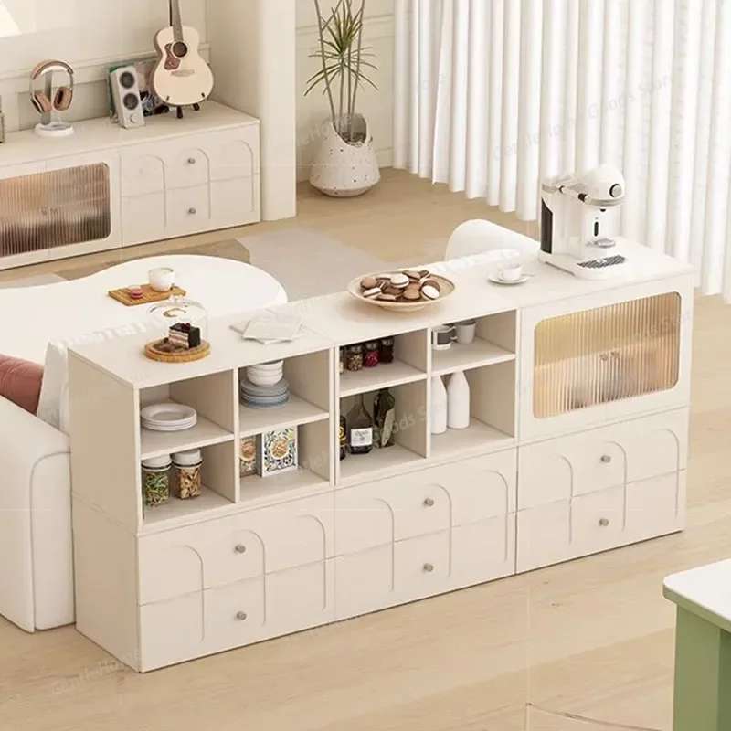 

French Display Living Room Cabinet Organizer Storage Entryways Designer Tv Cabinet Diversified Storage Space Bedroom Chest