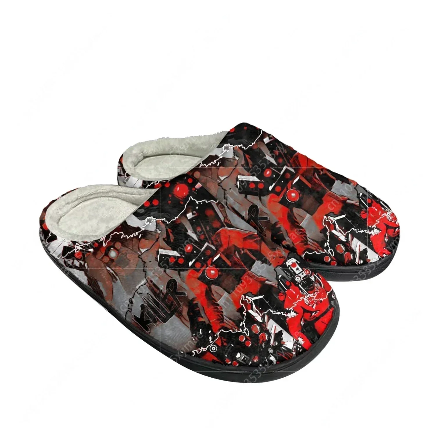 Titan Speakerman Skibidi Toilet Home Cotton Shoes High Quality Men Women Youth Boy Girl Plush Bedroom Warm Shoe Custom Slipper