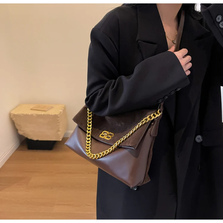 

2025 Новая высококачественная женская кожаная сумка, роскошный бренд, известный дизайнер, простая Парижская классика ​