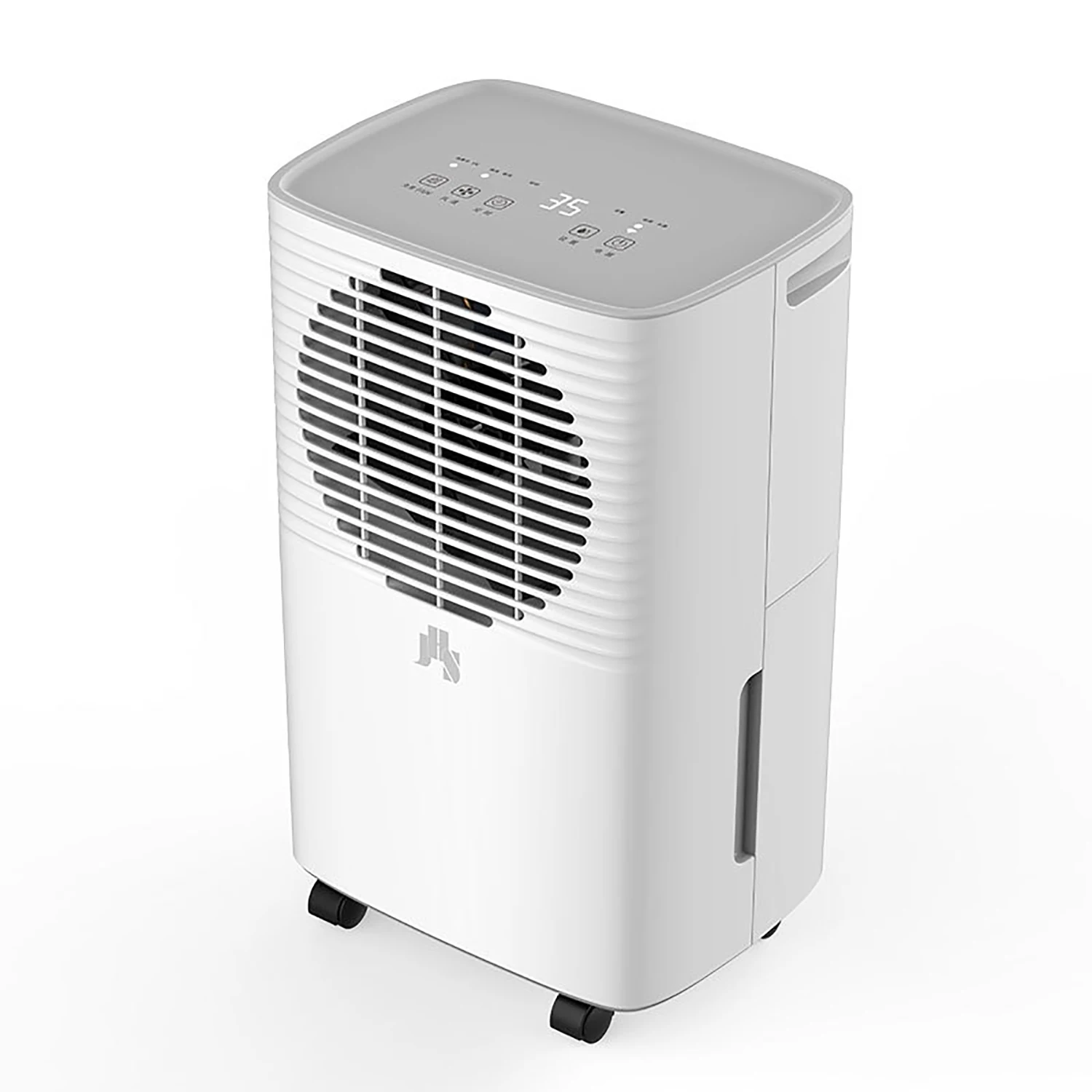 2L Compression Air Dehumidifier for Home with Combination Filter 10L/Day Portable Air Dryer Purifier Defrost Moisture Absorption