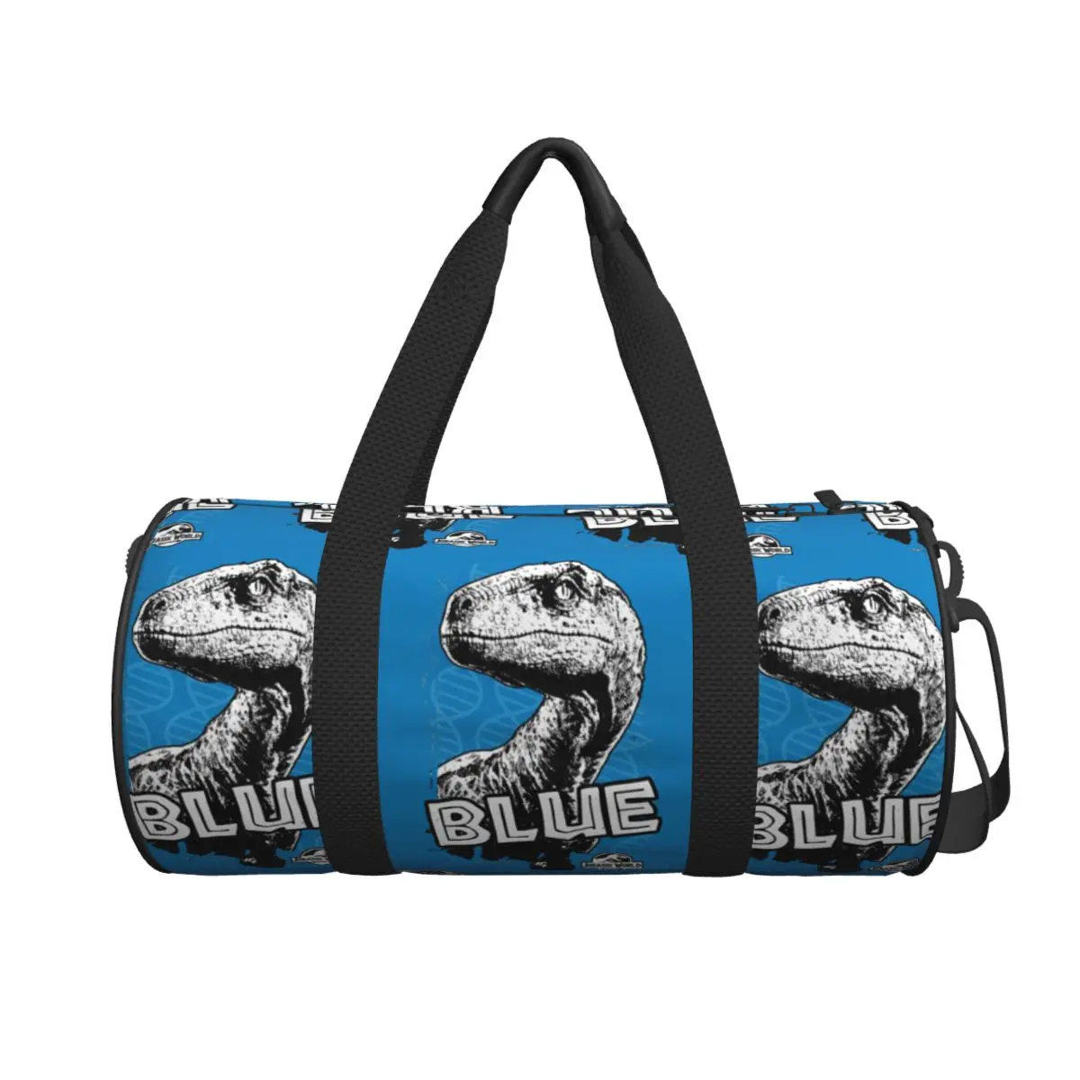 

Jurassic World - Blue Fan Art Graphic 2 Large Duffle Gym Bag Waterproof Duffle Travel Bags Handbags Fitness bag