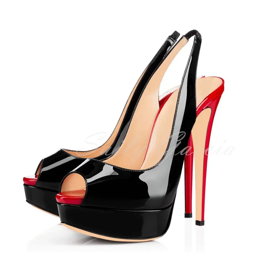 platform-high-heel-peep-toe-black-red-slingback-sandals-women-stiletto-heel-slip-on-classic-shallow-party-dress-pumps