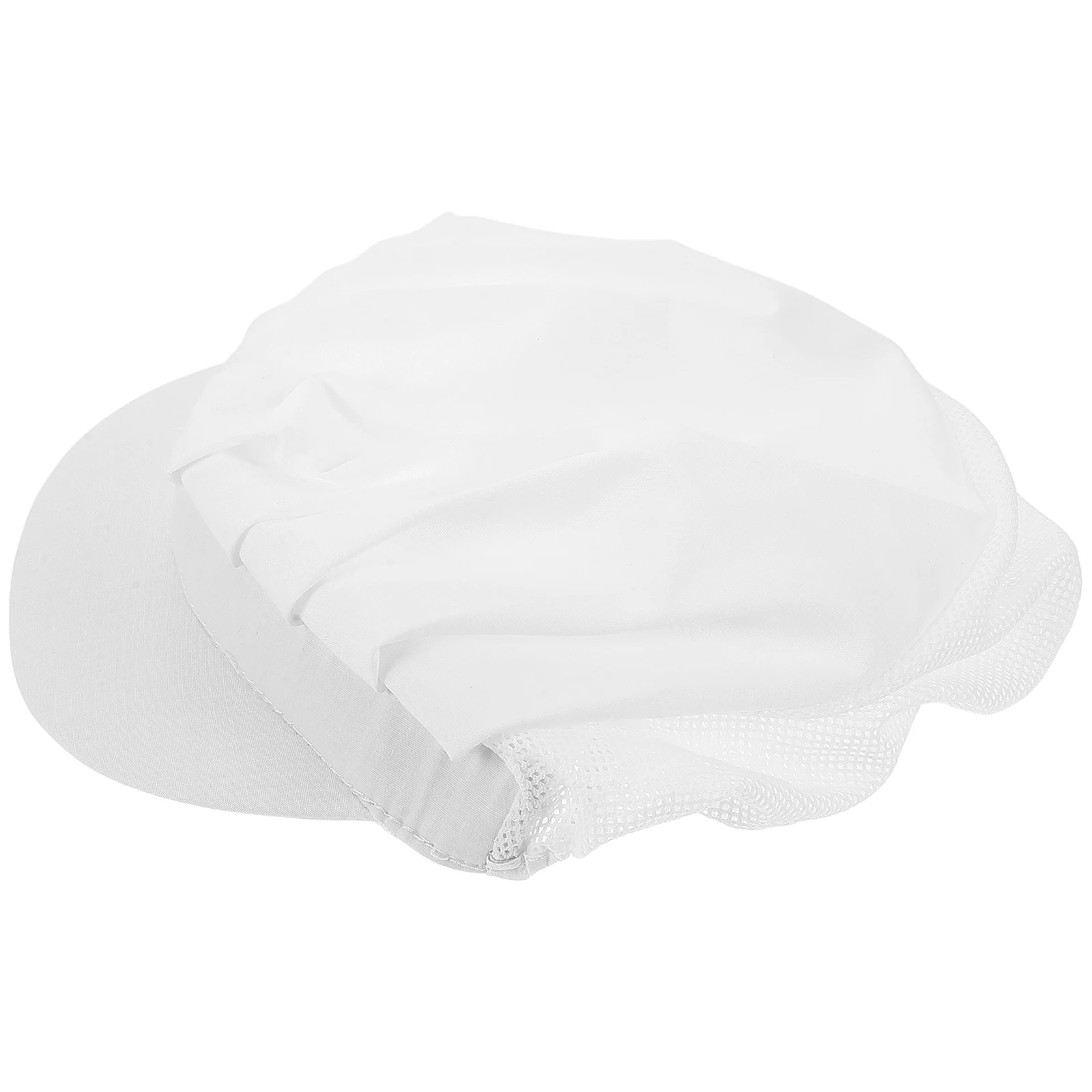 

4Pcs Chef Hat Kitchen Cooking Cap Breathable Half-Mesh Design Adjustable Fit for Chefs Bakers Food Industry Workers