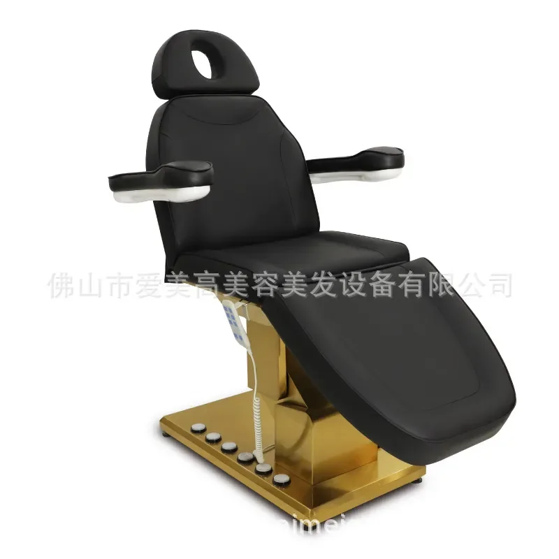 Electric Beauty Bed Stainless Steel Massage Table for Micro Surgery Injection Tattoo Embroidery Adjustable Treatment Couch