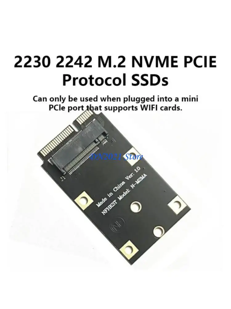 

Простой в использовании адаптер PCIe для SSD-накопителей F3KE M.2 для накопителей NVMe 2230 2242