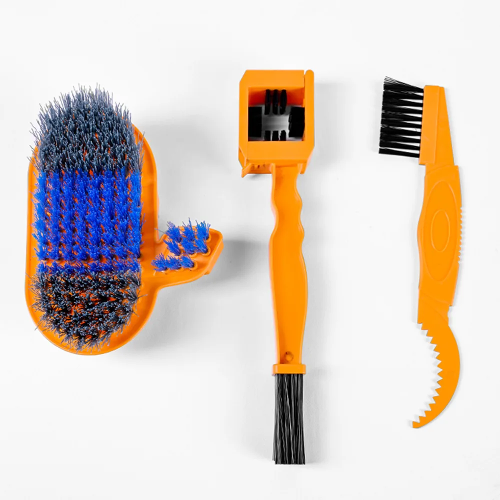 Limpiador de cadena, cepillo para neumáticos, herramientas de limpieza para conducción al aire libre, limpieza de accesorios para motocicletas de montaña, Kit de mantenimiento conveniente. \ p9