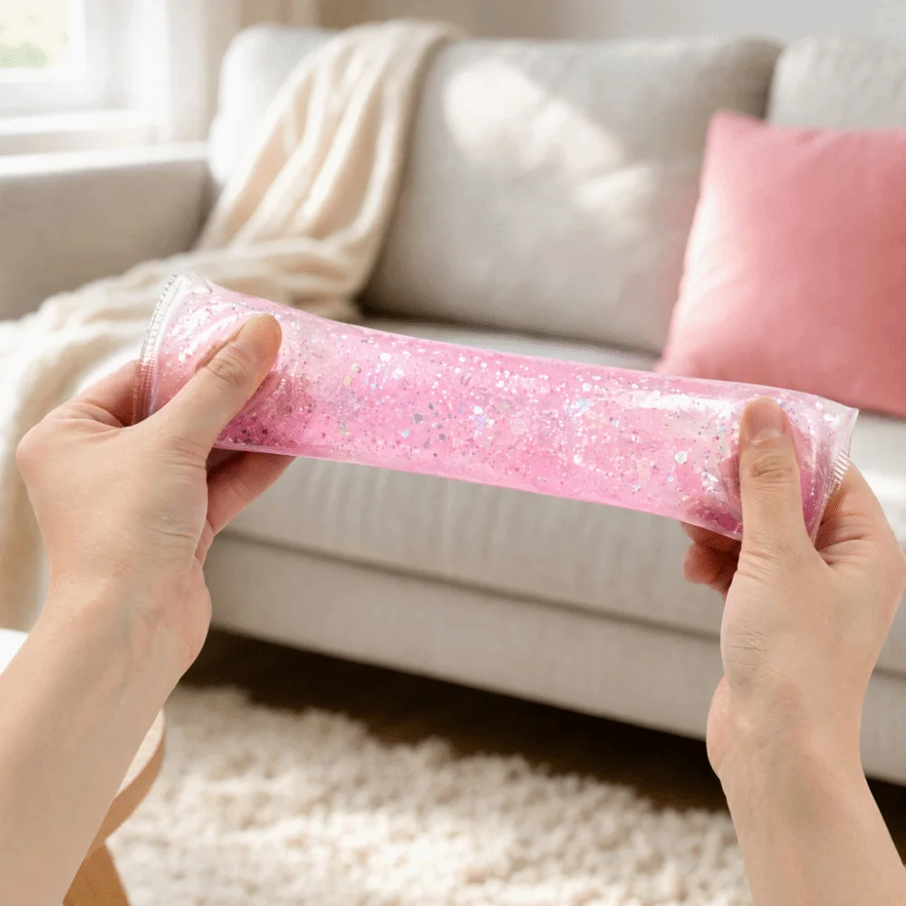 Creative Random Color Squeeze Simulation Toothpaste Glitter Fidget Relaxing TPR Toothpaste Squeeze Office Leisure