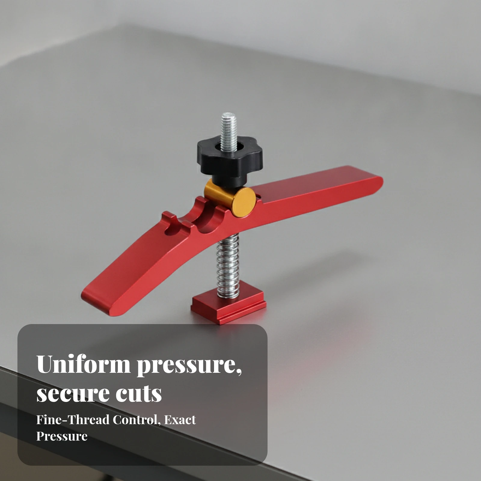 T-Track Clamps Adjustable T-Slot Hold-down Clamp Clamps Ergonomic for Woodworkers, Routing, Drilling