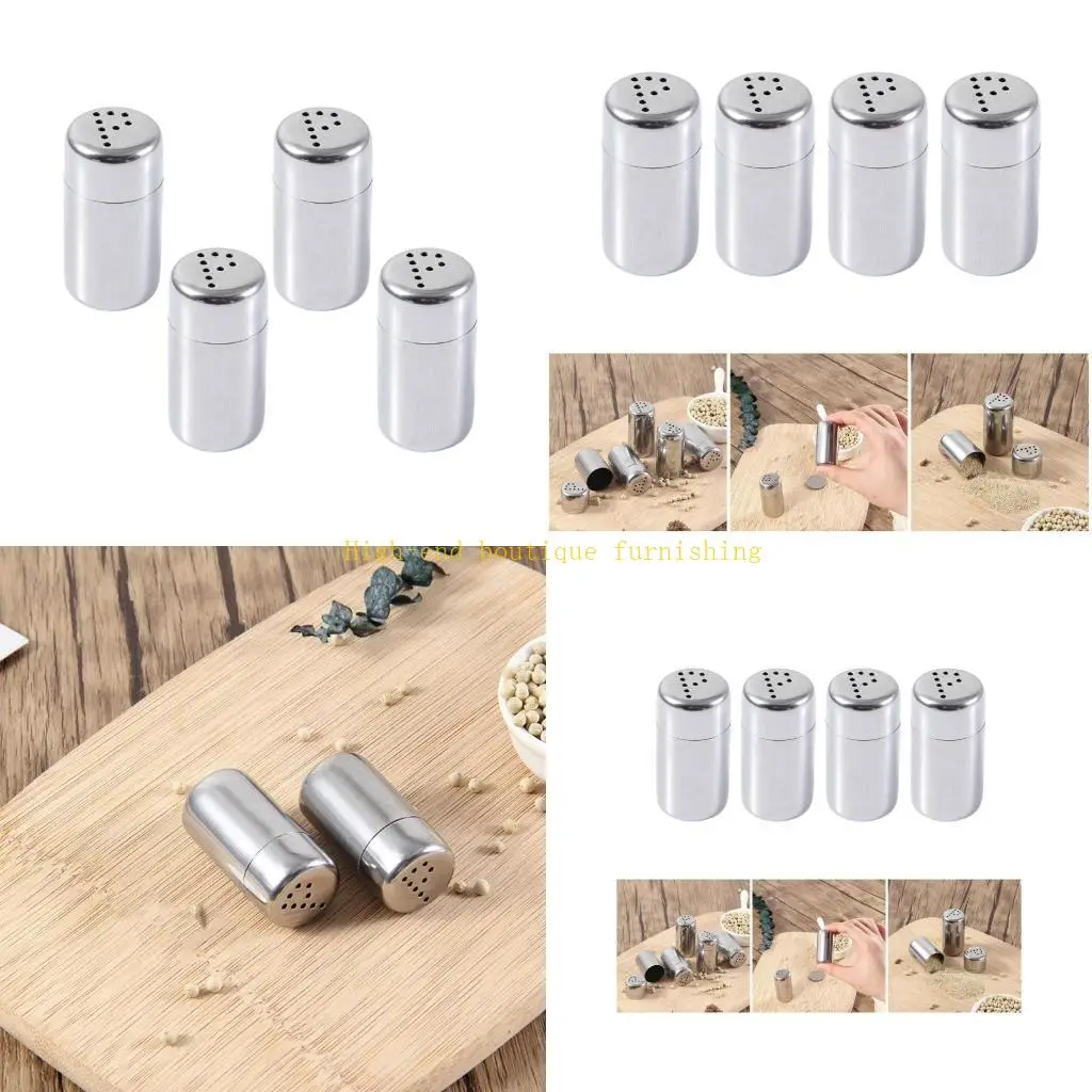 

Набор L9NB из 4 многоцелевых соляных шейкеров из нержавеющей стали.