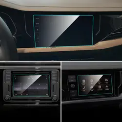Car Screen Protector for Volkswagen VW Passat B7 B8 GPS Navigation Screen Tempered Glass Protective Film Auto Car Accessories