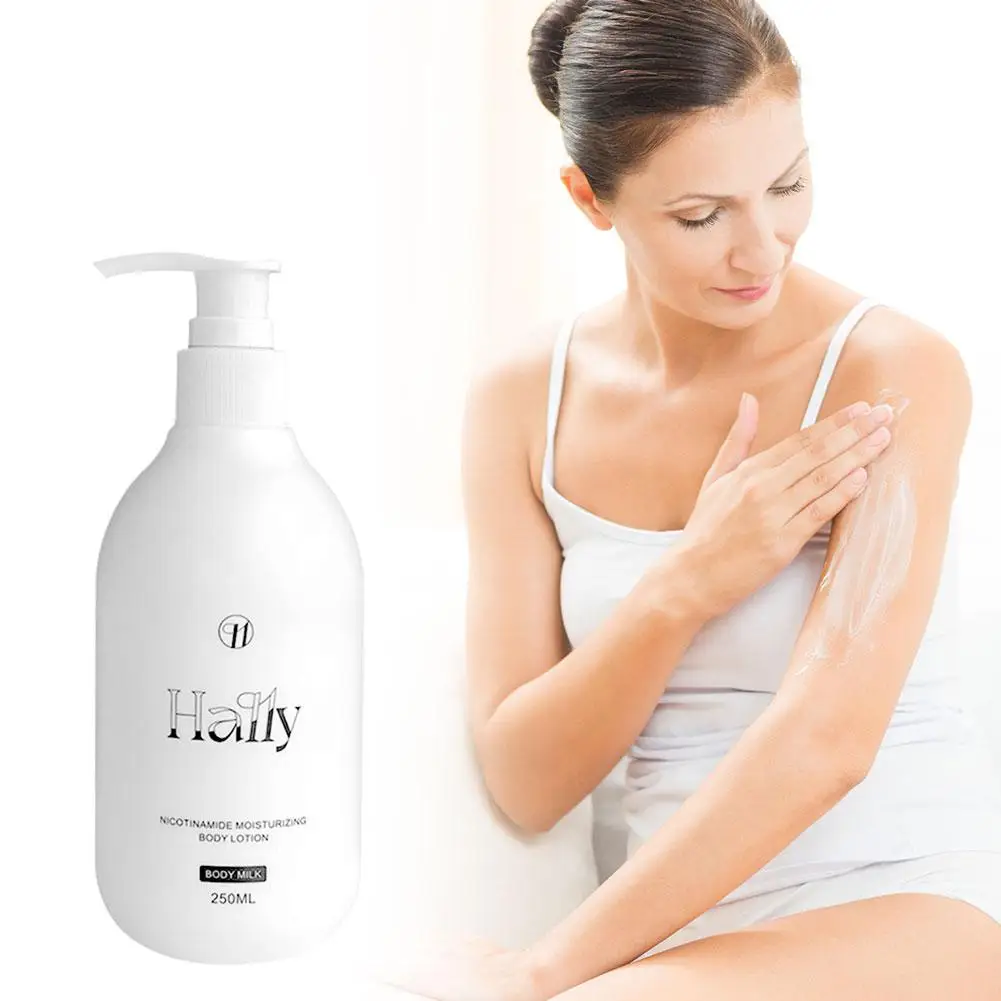 250 ml zur Entfernung dunkler Flecken, ultra-feuchtigkeitsspendende Körpercreme, Nicotinamid, aufhellende Körperlotion, nährende, feuchtigkeitsspendende Hautlotion