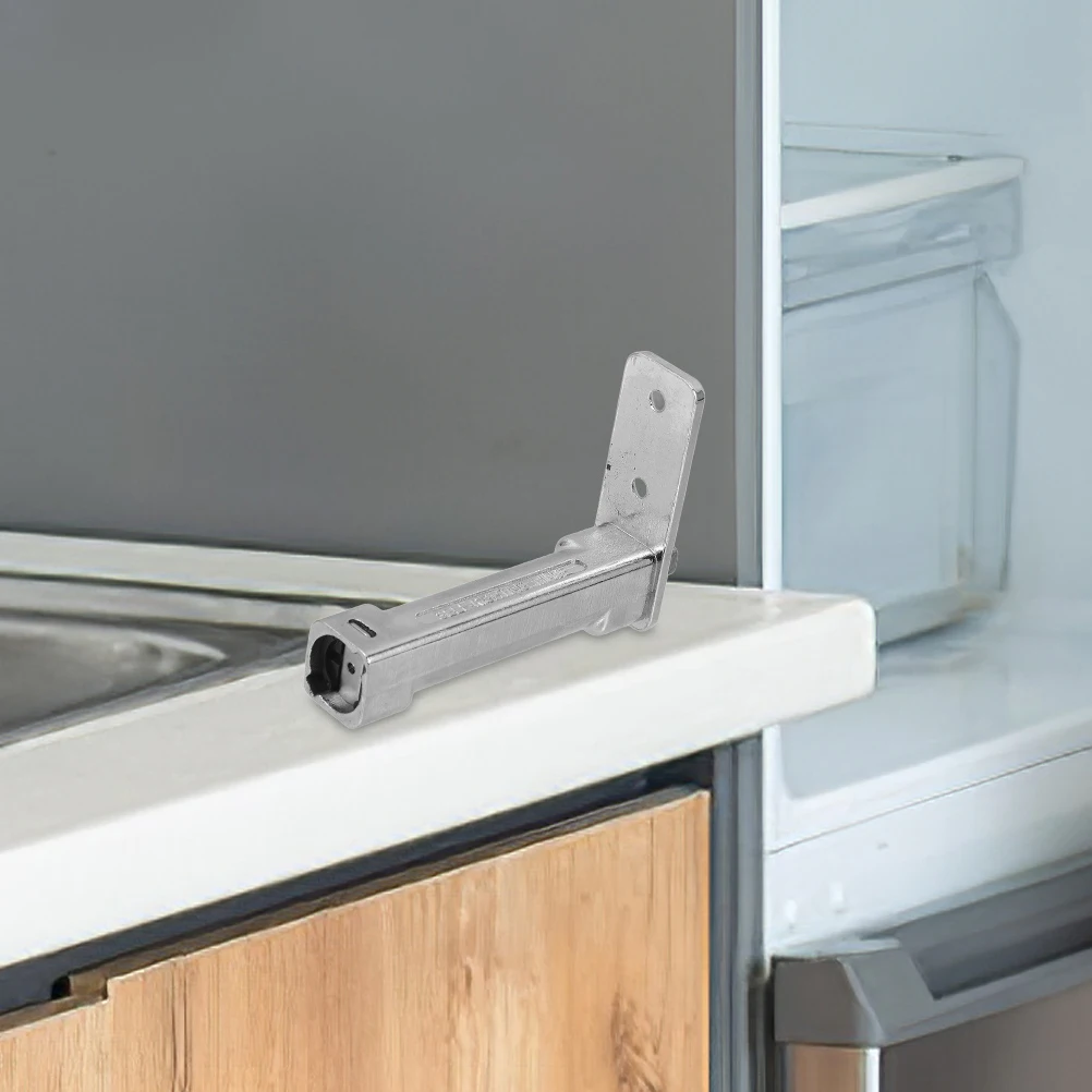 

1 set Automatic Door Closer Refrigerator Freezer Hinge Replacement Silver Metal Parts Furniture Hinges Adjustable Easy Install