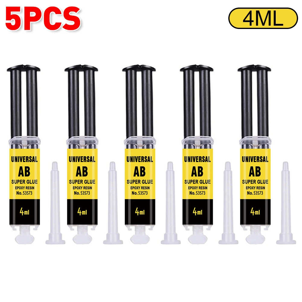 4/25Ml Epoxyhars Ab Lijm Waterdichte Instant Snelle Zelfklevende Reparatie Sterke Super Vloeibare Lijm Voor Hout Plastic Metaallijm Lassen - afbeelding 1