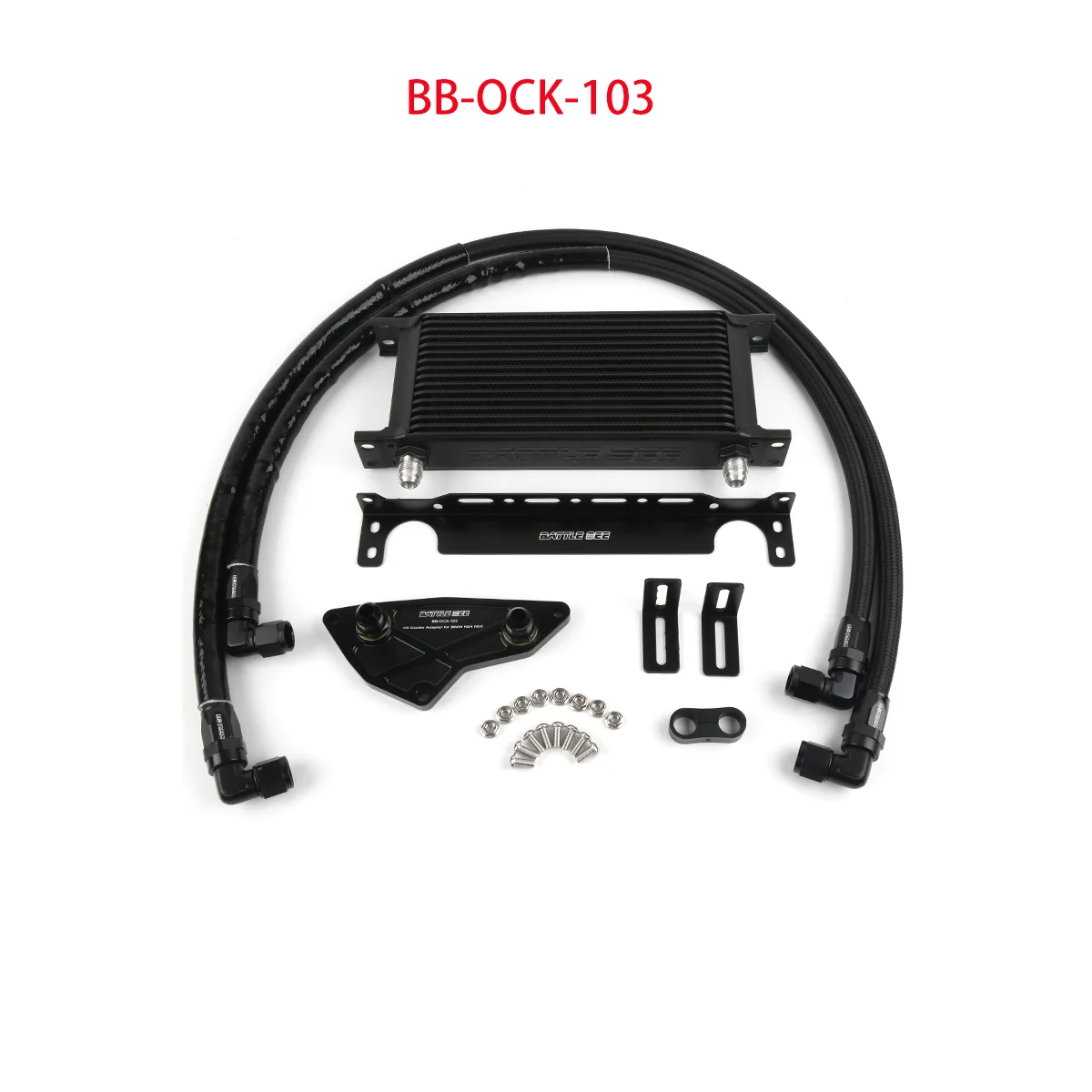 Battle Bee Oil Cooler Kit For 135i 335i M2 M3 X5 X6 F20 N54 N55 Engine Oil Cooling Adapter Filter Sandwich Plate BB-OCK-103