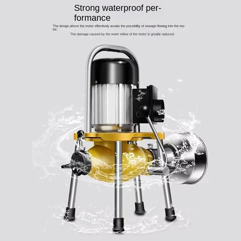 

superior quality Assuranc 1500W Q-180 Electric Pipe Dredge Machine Sewer Dredge Machine Toilet Floor Drain Dredge Cleaning