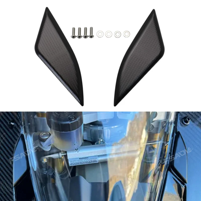 For DUCATI Panigale V4 Rearview Mirror Base Cover V4S V4R 2018-2024 Motorcycle Windshield Drive Eliminator Mirror Hole Cover