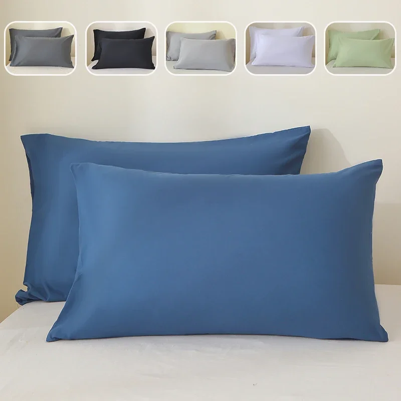2 Pieces Sets 50x65cm 50x70cm 50x75cm 50x90cm 100% Brushed Fabric Pillowcases Pillow Cover Set