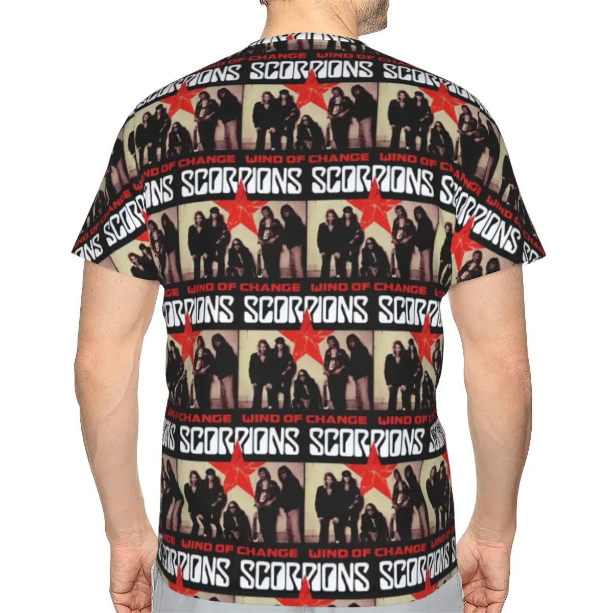 Scorpions Band Rock 100% Cotton T-Shirt Men'sFashion T Shirts Men Crew Neck Short Sleeve