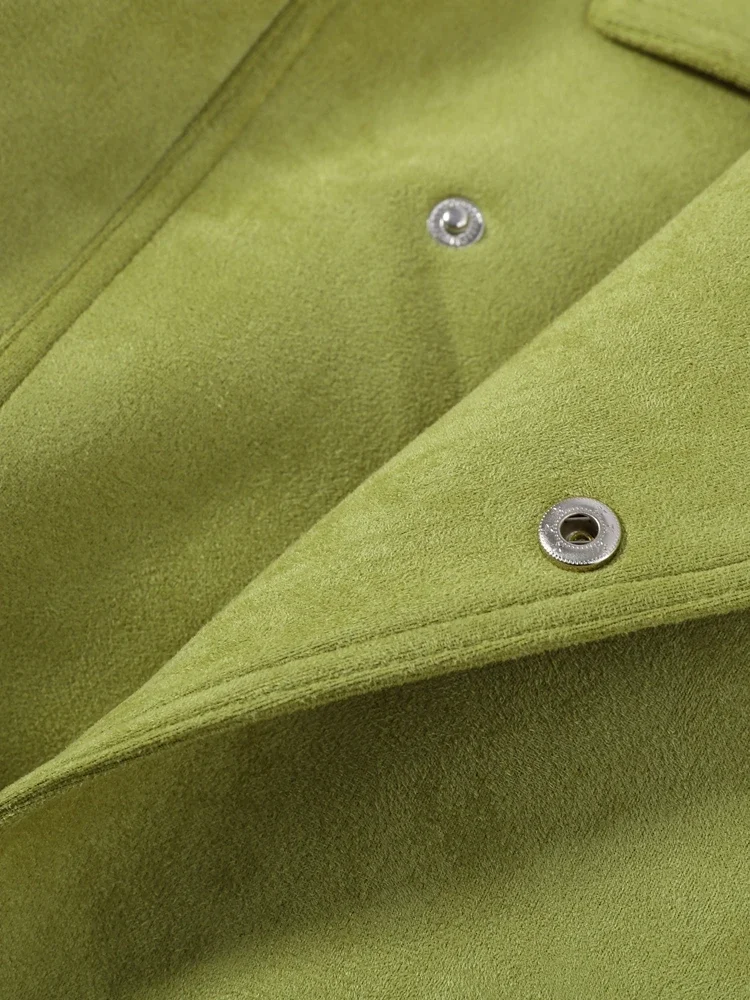 Damenmäntel mit Stehkragen, Schnürung an der Taille, kurze Windjacke, Frühlingsjacke für Damen, langärmlig, schmal geschnitten, modische neue Oberbekleidung – Detail 9