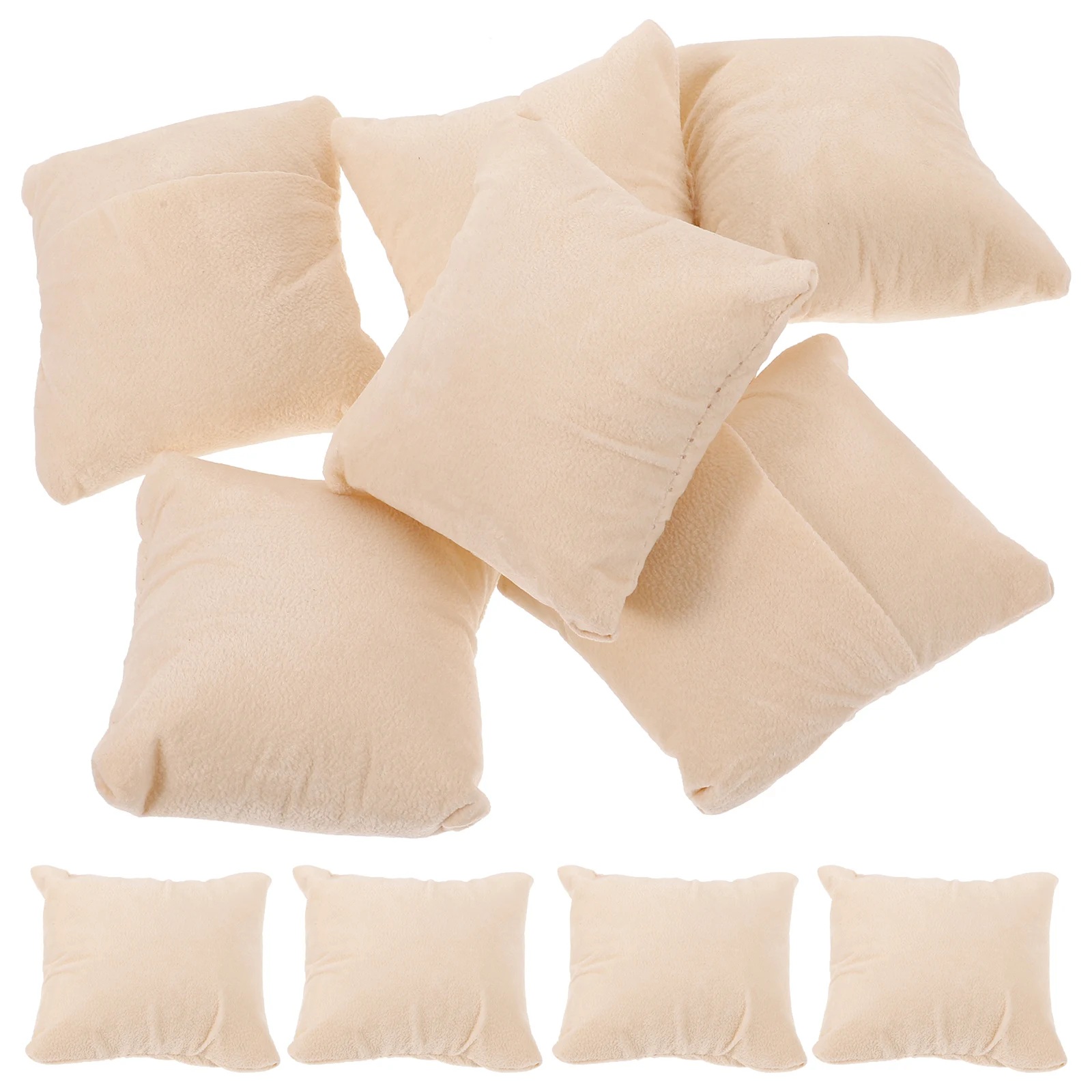 

10 Pcs Watch Display Pillow Bag Soft Lightweight Practical Bracelet Cushion Jewelry Bangle Bed Small Size Portable Storage