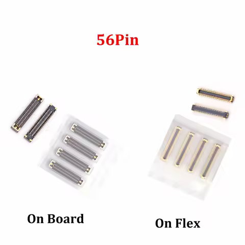 10pcs 56Pin Plug On Board For Samsung Galaxy S21 Ultra/N G998F S21U G998 G998U/G998B LCD Screen Display Flex FPC Connector