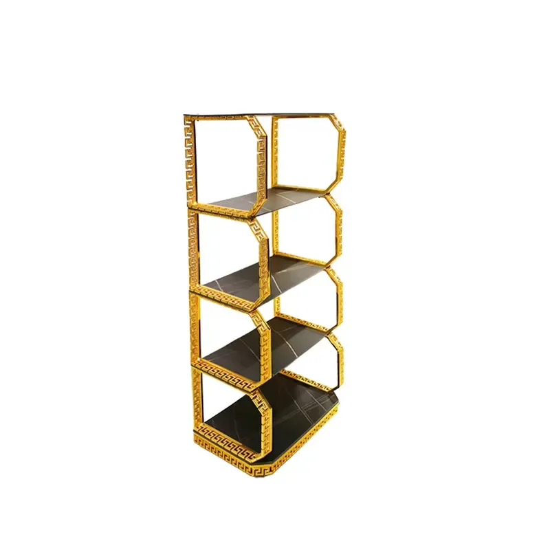 Factory Direct High Quality Metal Crafts Display Stand Traditional Style Copper Wood Material Home Decoration Weddings