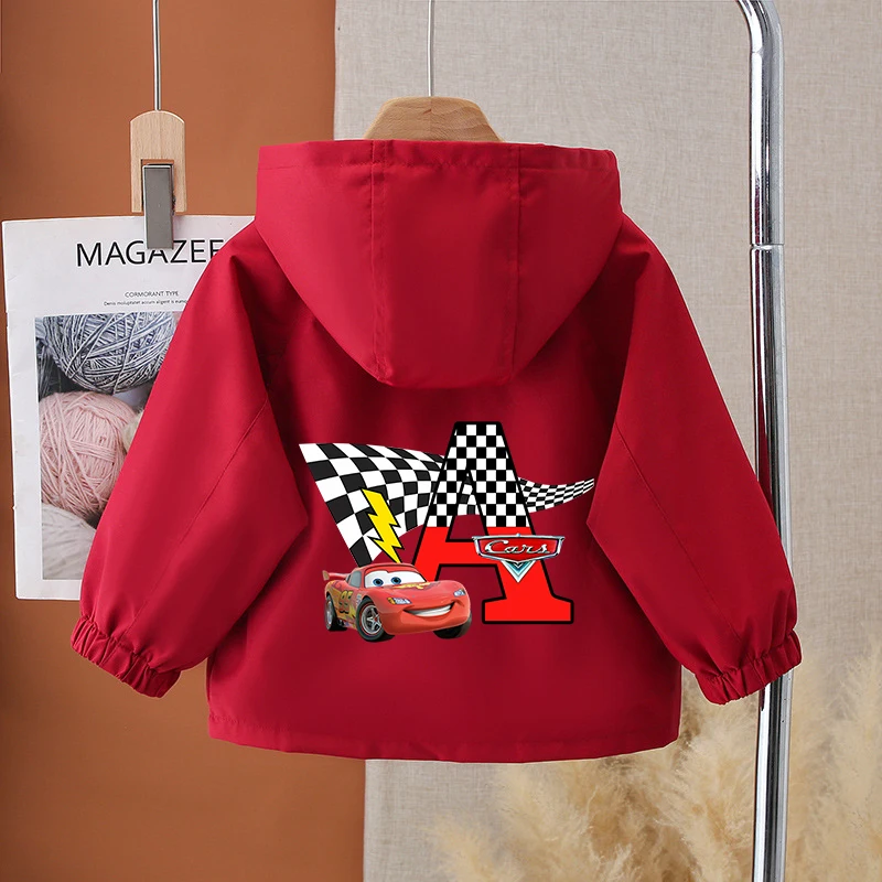 

Cars Lightning McQueen Boys Outdoor Jackets Sweatshirt Coat Children Windbreaker Baby Autumn Winter Zip Jacket Girl Clothes Gift