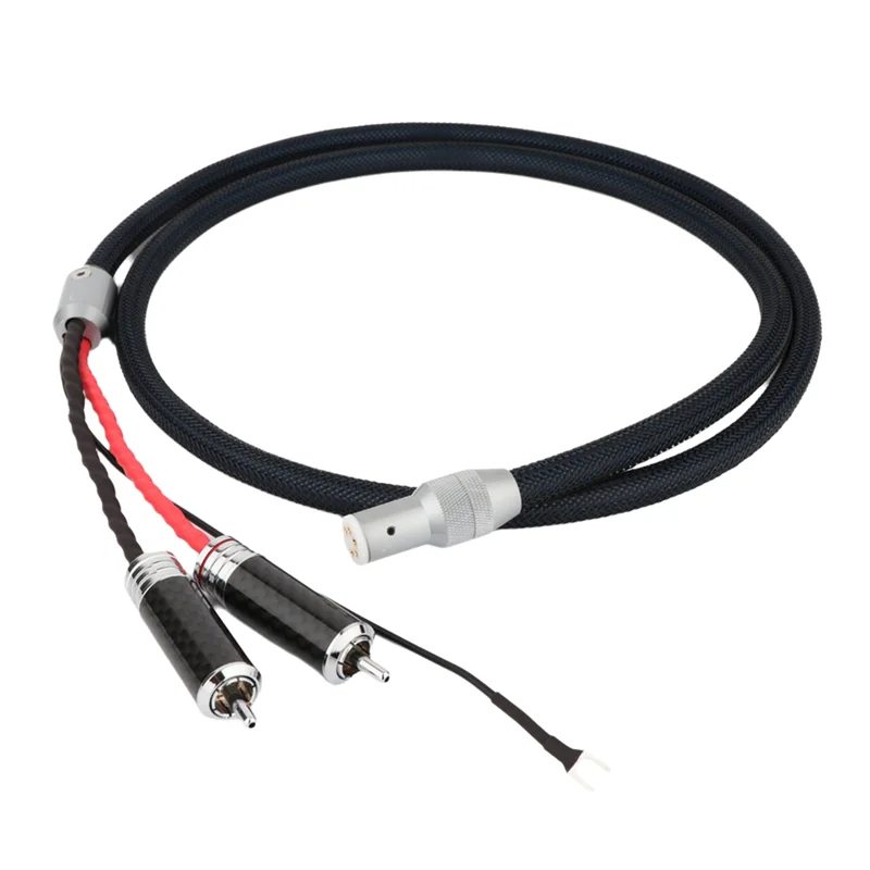

【Горячие продажи!】Виниловый проигрыватель проигрывателей LP Tonearm Cable Din To 2RCA Interconnect Shielding Tone Arm Phono Cable Signal Line Pin Tonea