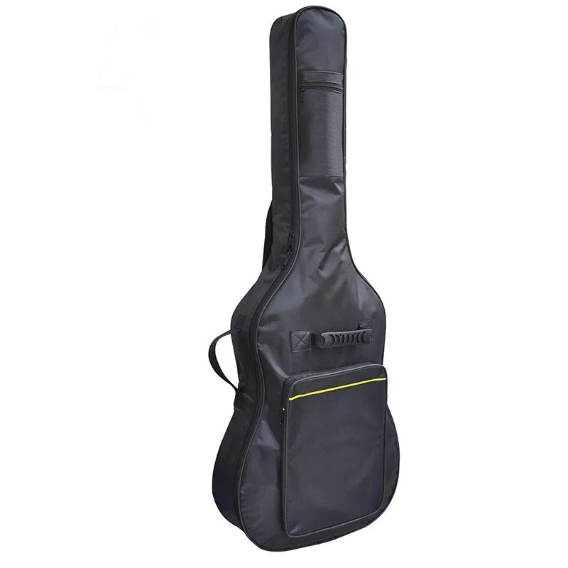 Rip-stop Nylon,Sponge Padding,Black Case Backpack,Lightweight Acoustic Guitar Gig Bag,41 Inch,Double Shoulder Straps