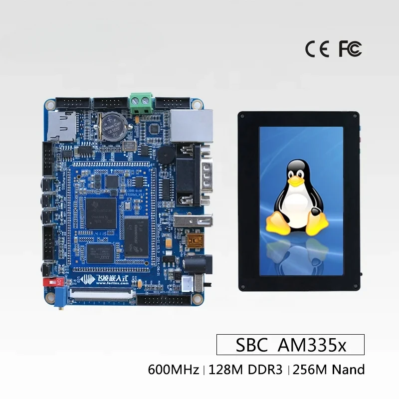 AM3354 Embedded System Single Board Computer with 4.3'' TFT LCD