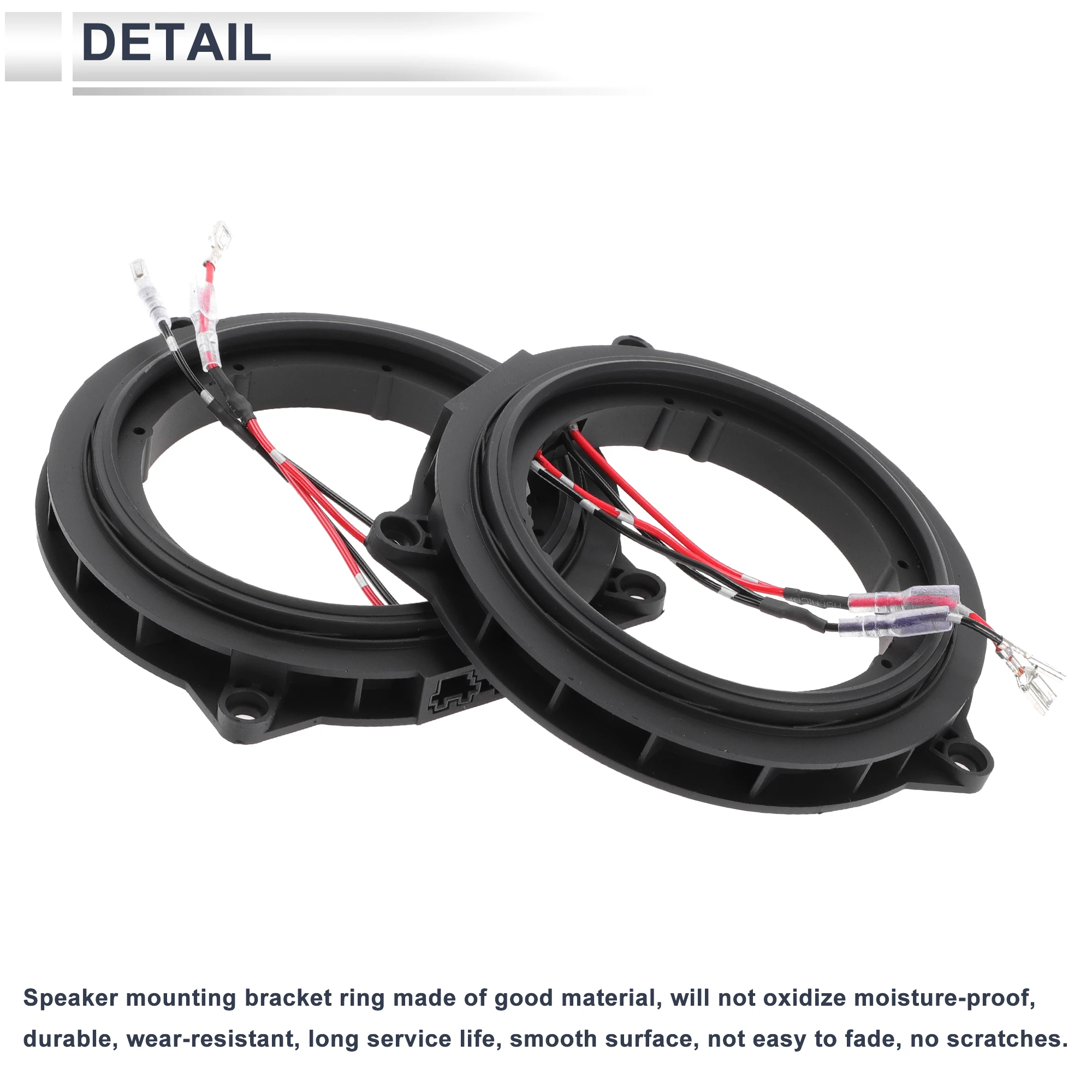 UXCELL Speaker Spacer Ring Midrange Speaker Space Adaptor for BMW for 3.5