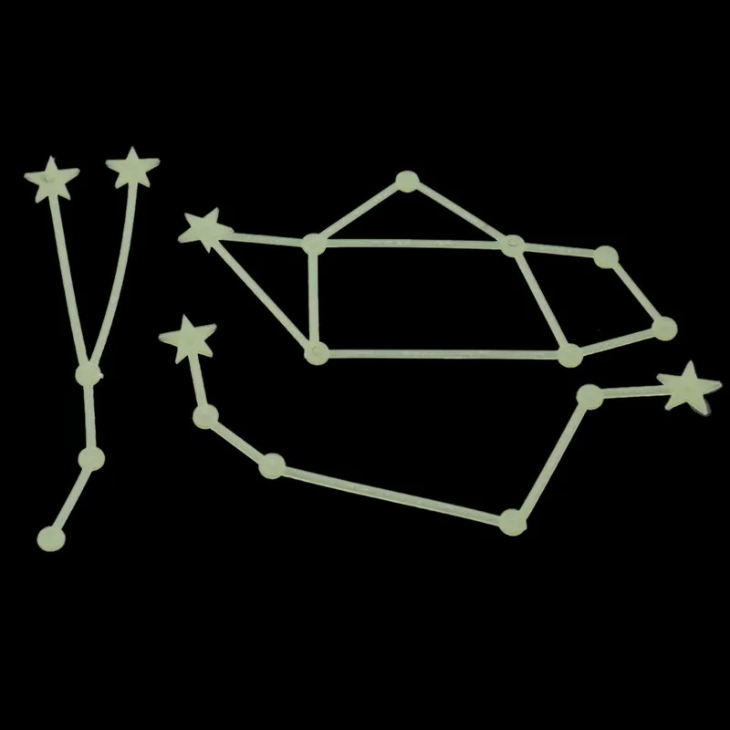 Autocollants Muraux de Douze Unitรฉs de Zurich, Lueur dans la Nuit, รtoiles, Fluorescent, pour Chambre d\'Enfant et de Bรฉbรฉ