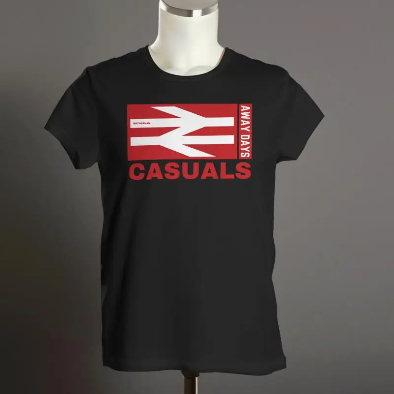 

Футболка Rotherham CASUALS Away Days | Хулиган Твердый | Органический унисекс