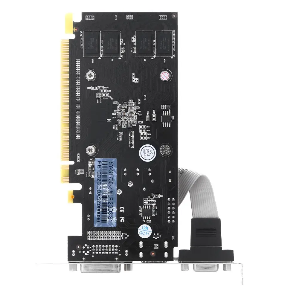 SOYO Graphics Cards NVIDIA GeForce GT730 2G GDDR3 64bit Video Card HDMI+DVI For Desktop Computer Components GPU gt730 2gb