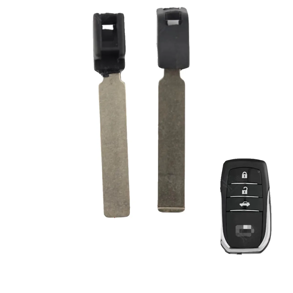 for Toyota truck smart card small key thin double-sided double-sided key embryo small key