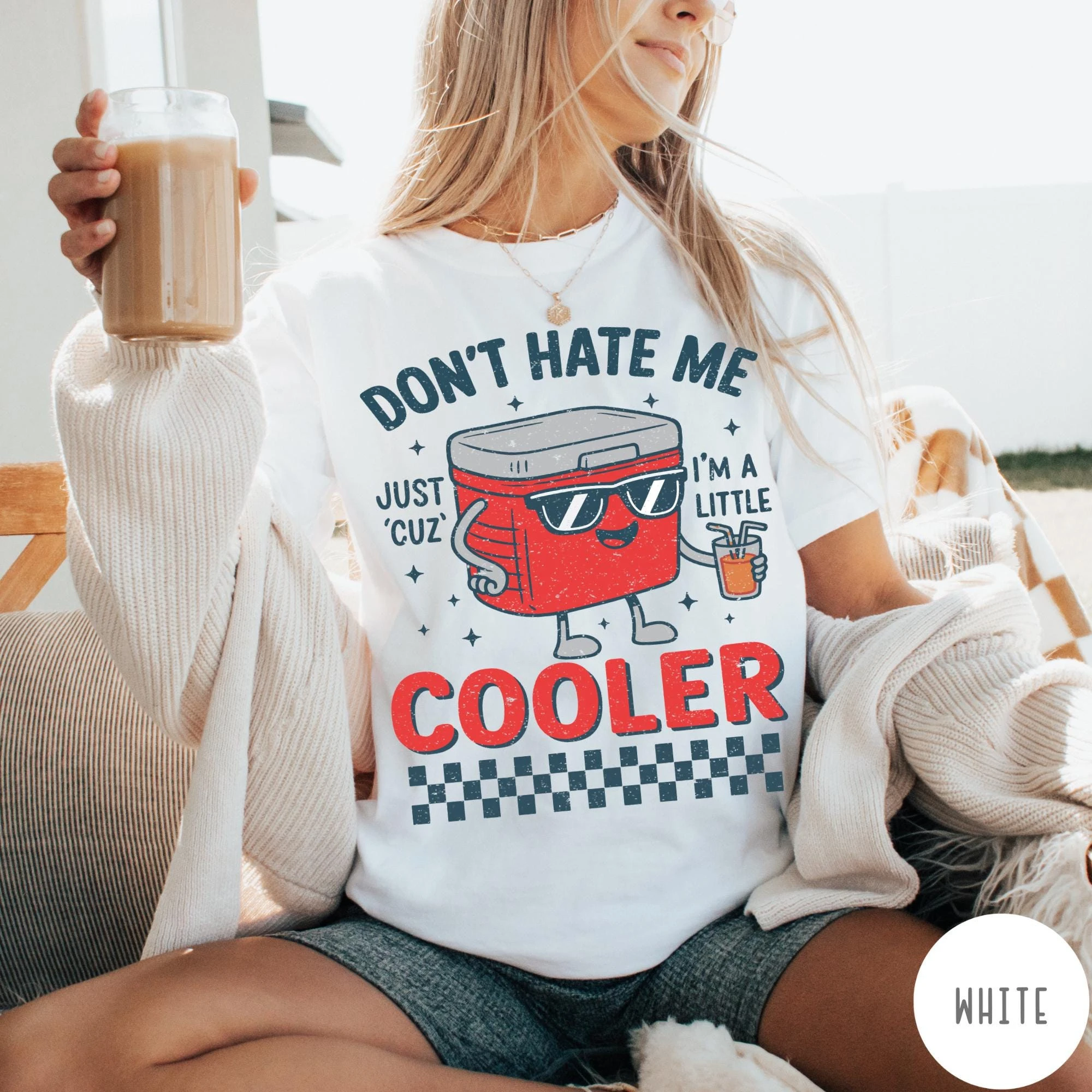 Don’t Hate Me Cuz I’m A Little Cooler T-Shirt Summer Women's Tracksuit Casual Breathable Sportswear Harajuku Fashion Streetwear