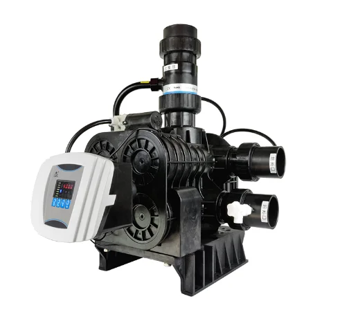 

DN65 F112A1 Ceramic Electric General Time Type Control Valve LED Disk Automatic Water Softener OEM 40m/h Black Body