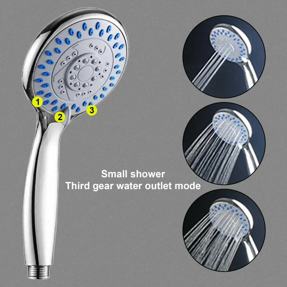 Plactis Water Saving Handheld Spray Sprinkler Bathroom Shower Head Supercharged ABS Anti Drop Showerheads Shower Nozzle