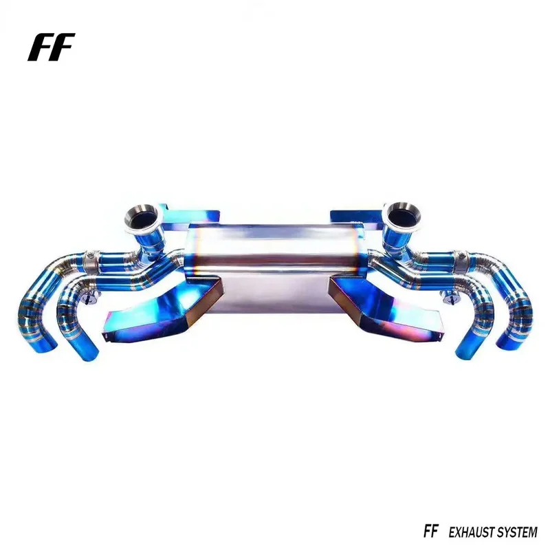 Titanium Exhaust Valvetronic Mid Pipe Catback Exhaust System Muffler Custom for Lamborghini Gallardo LP550 LP560 LP570