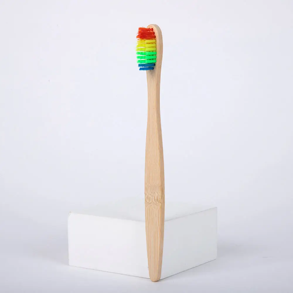 Sustainable Bamboo Toothbrushes Set Soft Charcoal Bristle Manual Teeth Cleaning Tool Household Bathroom Essential Supplies