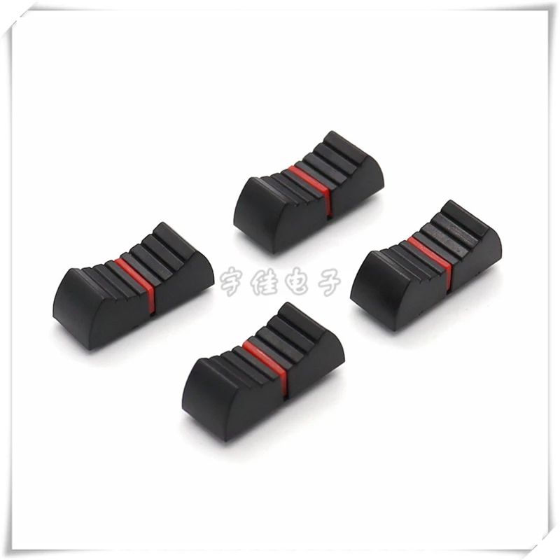 10PCS 23.5*9*9.5MM Mixer Electronic Piano Panel Volume Adjustment Push Key Cap Live Sound Card Push Pull Cap Small Hole 4MM