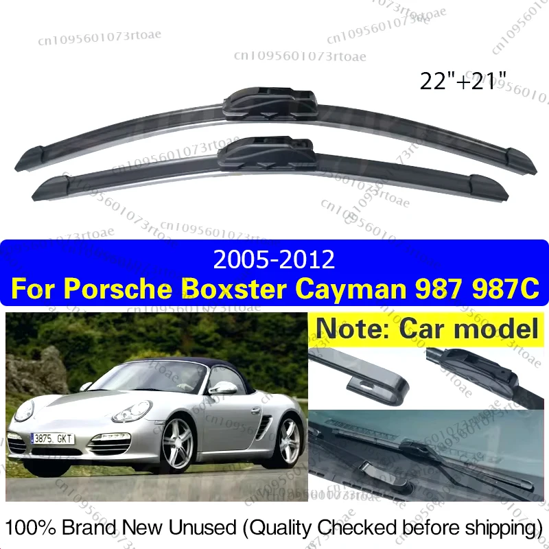 

For Porsche Boxster Cayman 987 987C 2005 2006 2007 2008 2009 2010 2011 2012 Car Wiper Blade Windshield Clean Window Rain Brush
