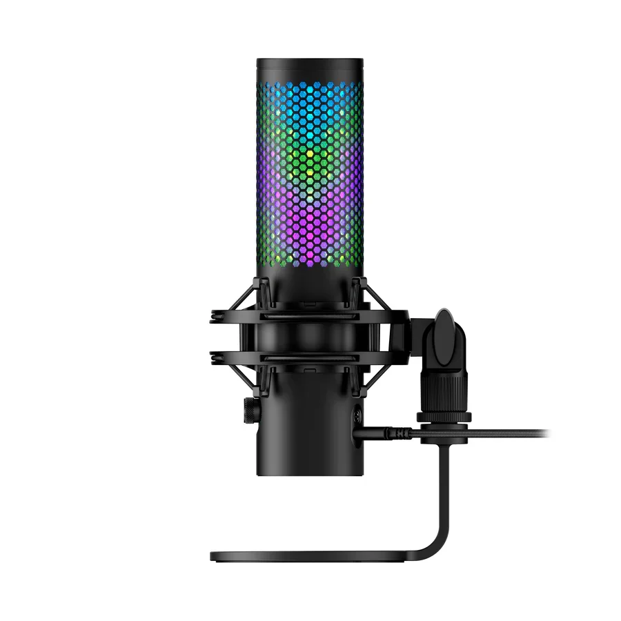 Enhanced X QuadCast 2 S Microphone USB Gaming Streaming Podcasting Features on Board Controls Removable Design