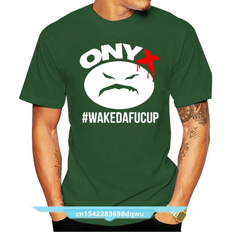 New Onyx Wakedafucup Rap Print Music Black T Shirt Size S M L Xl 2xl 3xl 4xl 5xl T Shirts Clothing Brand Hipster Base Shirt