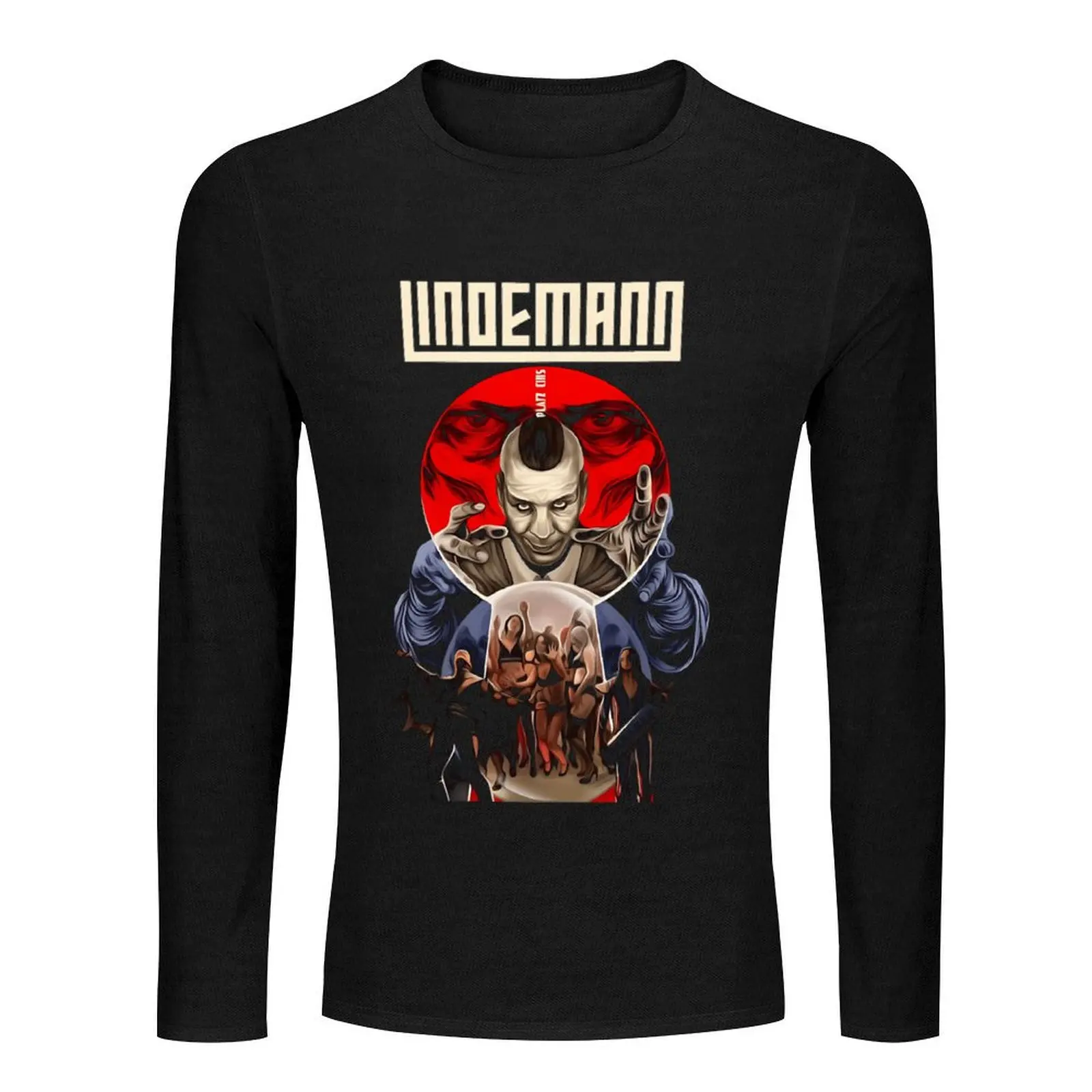 LINDEMANN BAND (1) Long T-Shirt custom t shirts design your own funny t shirt mens t shirts pack