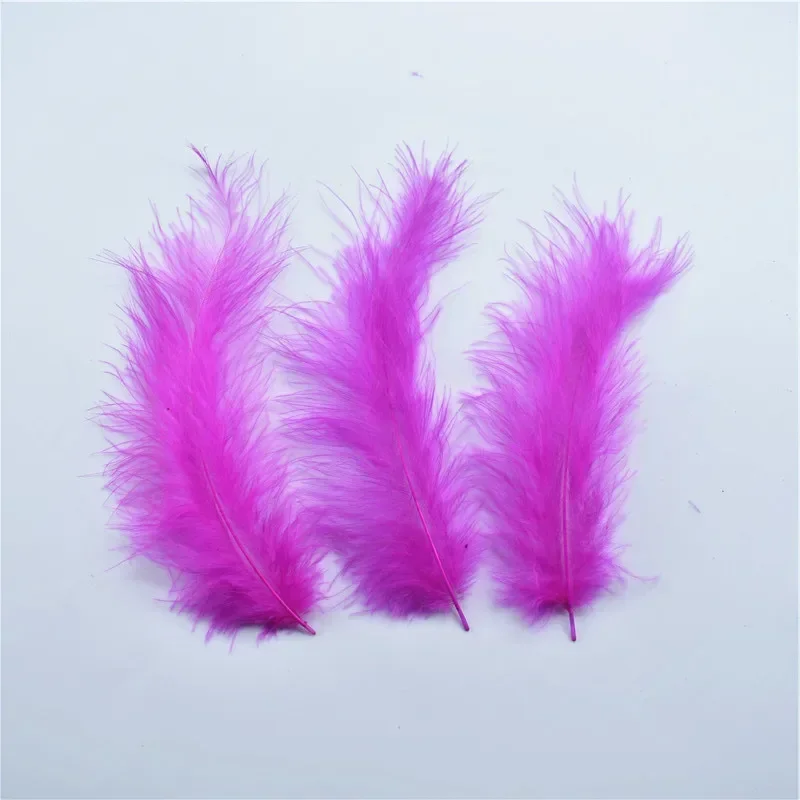100 Stück/Los Marabou Truthahnfedern für Dekoration, Bastelarbeiten, Federdeko, Karneval, Traumfänger, Schmuck, Handwerksaccessoires – Detail 8