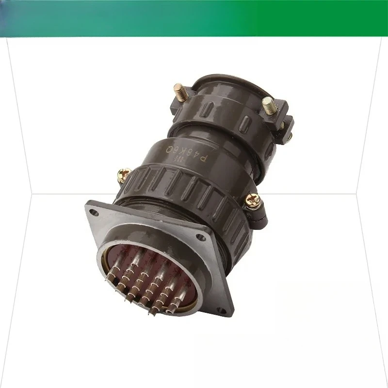 

2pcs P48 26 core aviation plug P48K6Q P48J6A P48J6Q P48K6A P48K6AQ P48J6AQ