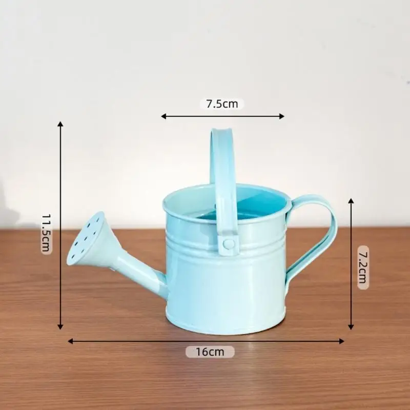 QX2E Colorful Small Metal Watering Can Light weight Sprayer For Outdoor Cleaning